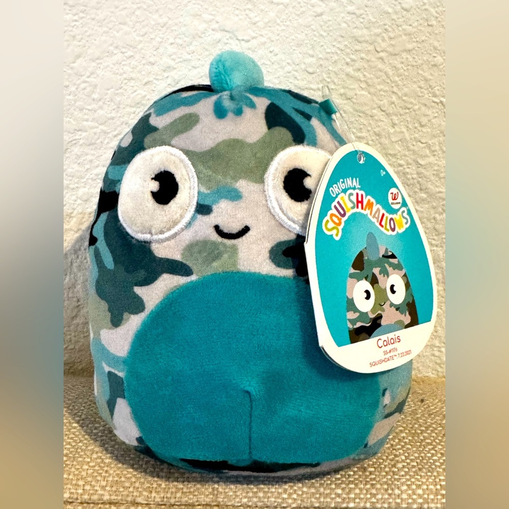 Squishmallows Camouflage Chameleon Calais 5” inches